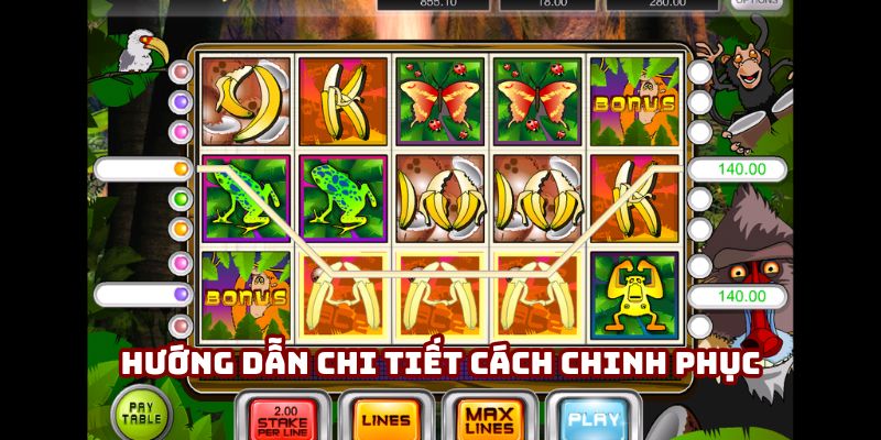 Hướng dẫn chi tiết cách chinh phục thể loại Monkey Mania Hướng dẫn chi tiết cách chinh phục thể loại Monkey Mania