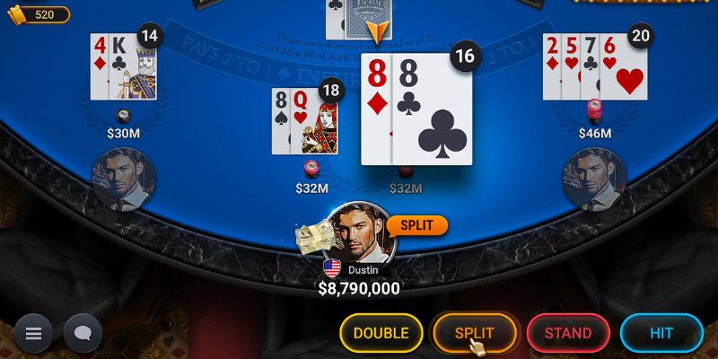 Luật chơi của game Blackjack vô hạn Luật chơi của game Blackjack vô hạn