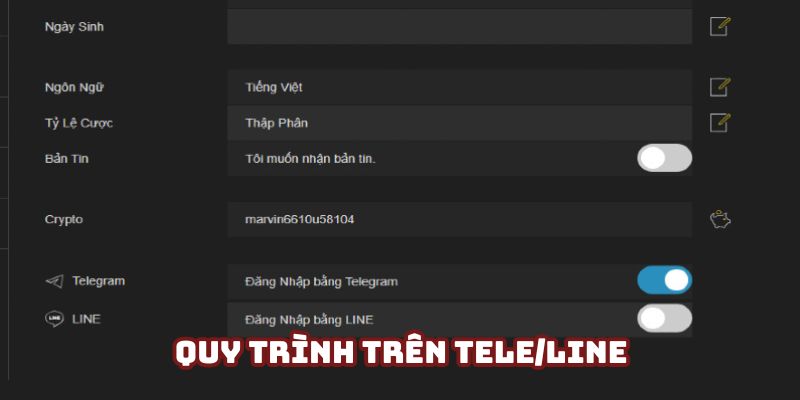 Thực hiện đối với Telegram/Line nhanh chóng Thực hiện đối với Telegram/Line nhanh chóng