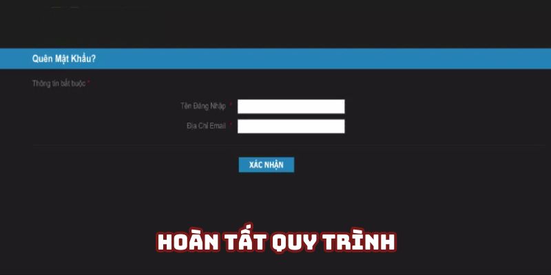 Hoàn tất quy trình cấp lại mật khẩu đơn giản và dễ dàng Hoàn tất quy trình cấp lại mật khẩu đơn giản và dễ dàng