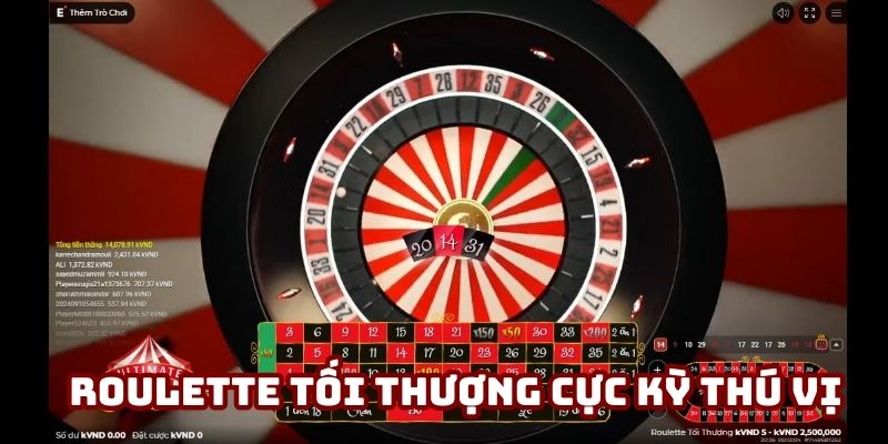 Roulette tối thượng cực kỳ thú vị Roulette tối thượng cực kỳ thú vị