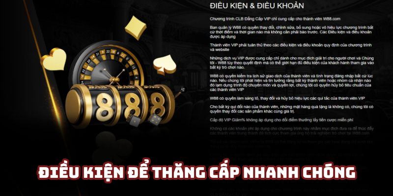 Điều kiện và hướng dẫn thăng cấp Điều kiện và hướng dẫn thăng cấp